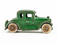 Vintage Arcade Cast Iron Coupe Toy Car