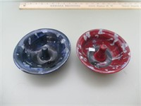 Ceramic  Apple Baker/Ring Holder Bowls (2)