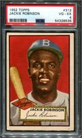 1952 Topps Jackie Robinson PSA Graded