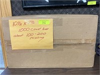 1000- 10.5’’x7.5’’ envelopes