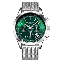 Stuhrling Men's Chronograph Green Dial Watch