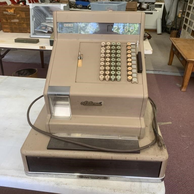 Vintage National Cash Register