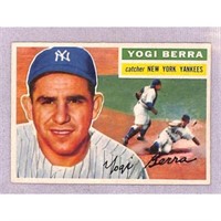 1956 Topps Crease Free Yogi Berra Hof