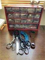 Scissors and quilting supplies