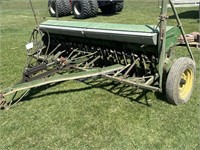 John Deere Can Brunt grain drill w/grass seed