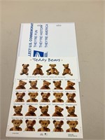 Collection of Teddy Bear Stamps