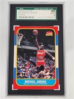 1986 FLEER MICHAEL JORDAN ROOKIE CARD SGC 88