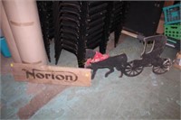 Amish Cut Out & Wood Norton Sign