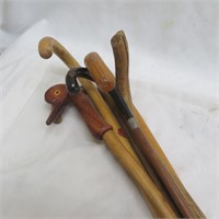 Canes / Wood - Worn - Vintage