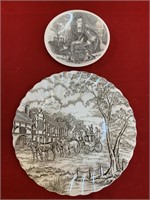 Royal Mail Ironstone Plate & Wedgwood Plate