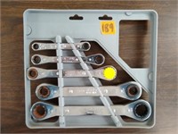 Craftsman 5-pc Flat Box-End Wrench Set Metric