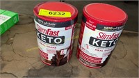 2ct. Keto Slimfast Meal Shake, Brownie Batter