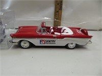 Vintage Sentry Hardware 57 Chevy Convertible Bank