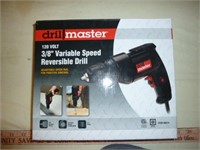 Drill Master 3/8" electric Drill - Unused in Box