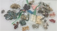 Lot of jewelry making charms and beads