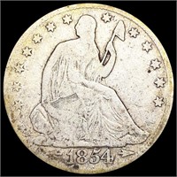 1854-O Seated Liberty Half Dollar NICELY