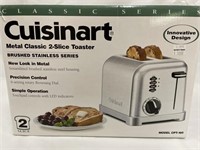 Cuisinart metal classic two slice toaster brushed