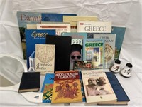 Assortment of books and collectables from Denmark