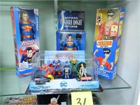 (4) DC Superman Action Figures (NIB)