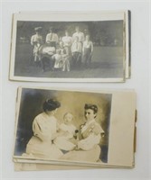 12 Antique RPPC Real Photo Post Cards