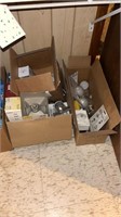 4 boxes of assorted light bulbs