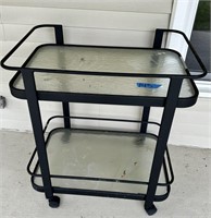 ROLLING 2 SHELF CART