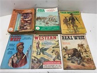 LARGE LOT OF WESTERN MAGAZINES TRUE WEST