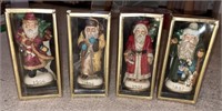 (4) NIB 1986 Memories of Santa Figures/Ornaments
