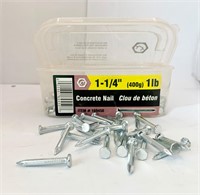1-1/4” 1lb concrete nails (400g)