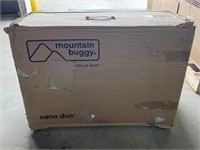 (R) Mountain Buggy Nano Duo Buggy, Silver.
30in.