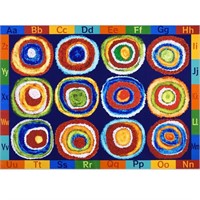 HiiARug Circle Seats Kids Rug Carpet ABC