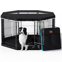 PJYuCien Dog Playpen Plus Storage Bag for