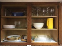 Contents of Two Kitchen Cabinets