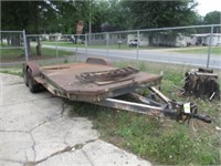 16' car hauling trailer - frame slightly twisted