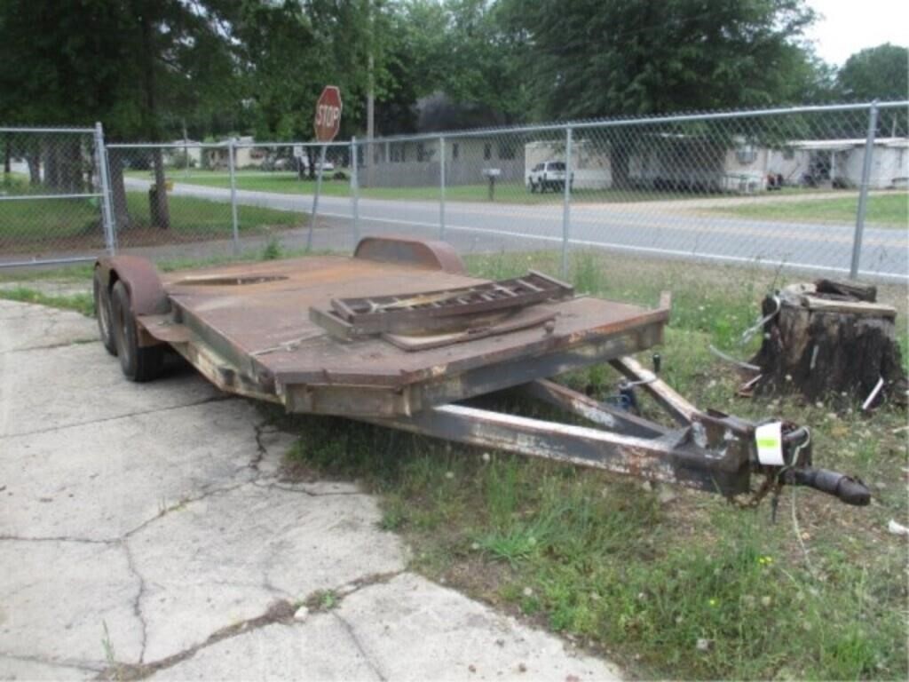 16' car hauling trailer - frame slightly twisted