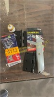 Stanley Utility Knife, Hinges, Light Switch, Misc.