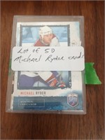Lot of 50 Michael Ryder cards