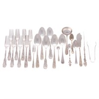 A collection of American sterling flatware