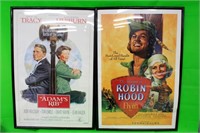 Pair of Movie Posters- Robin Hood & Adam's Rib