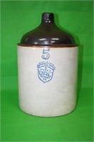 UHL Pottery Co. Acorn Wares #5 Stoneware Crock Jug