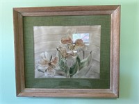 Floral picture signed Gen Matucha 30” x 26”