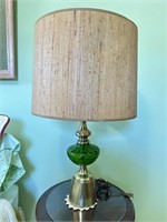 MCM green 29 inch table lamp