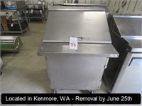 27" REFRIGERATED PREP TABLE
