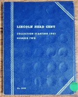 1941- LINCOLN HEAD CENT BOOK W/ APPROX 63 COINS