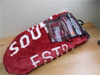 USC Game Cocks Throw Blanket New