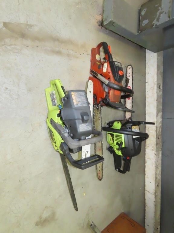 3 Chainsaws (Untested)