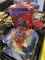 Superman collectibles.