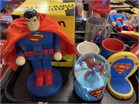 Superman collectibles.