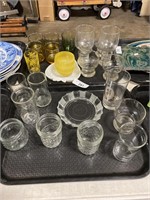 Two trays of glass.