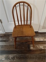 Childs solid wood chair